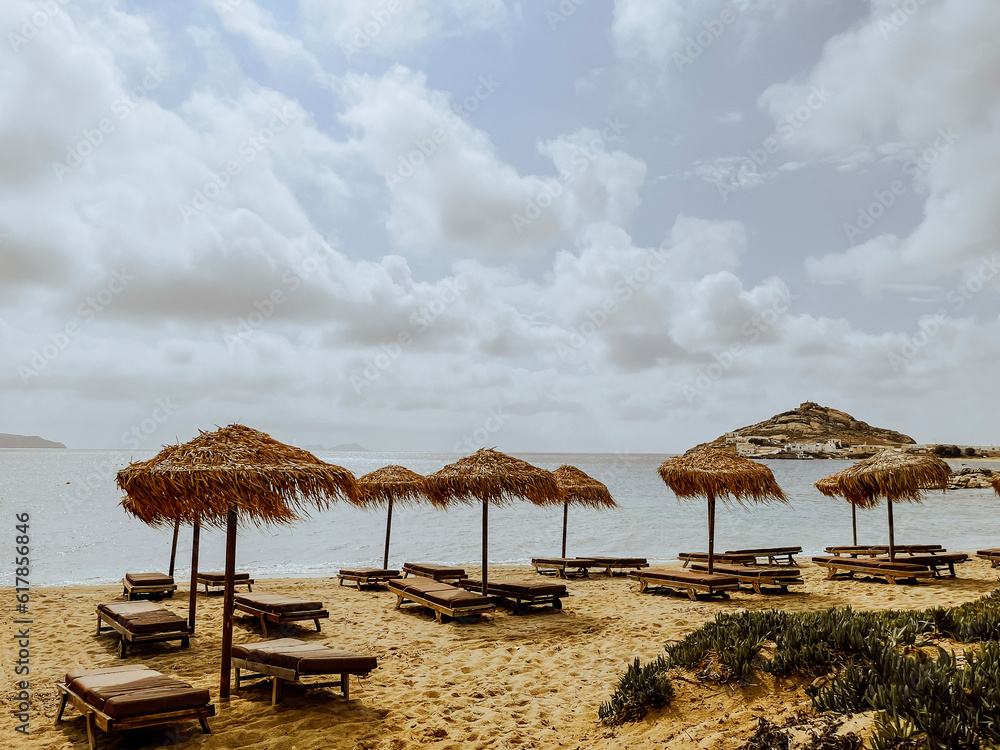 Fototapeta premium beach with umbrella