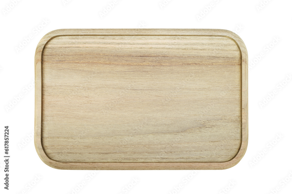 Wooden tray top view isolated background png. Wooden tray top view isolated background png.