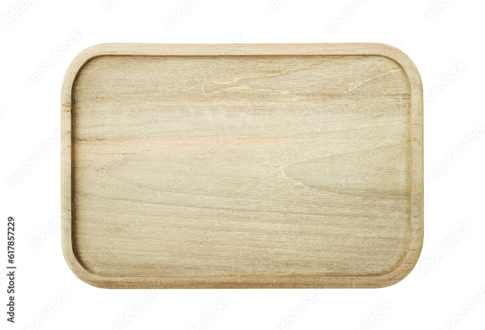 Wooden tray top view isolated background png. Wooden tray top view isolated background png.