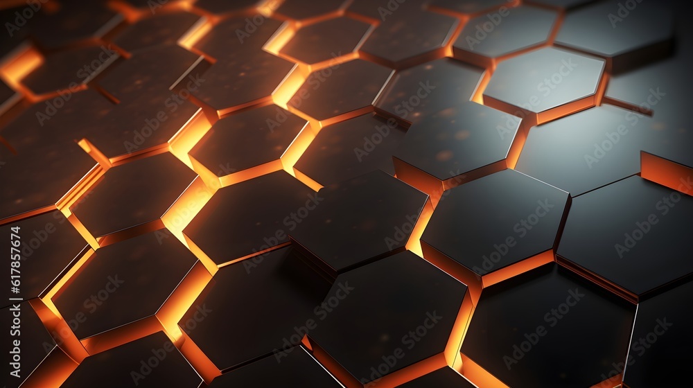 abstract background with hexagons abstract background with hexagons