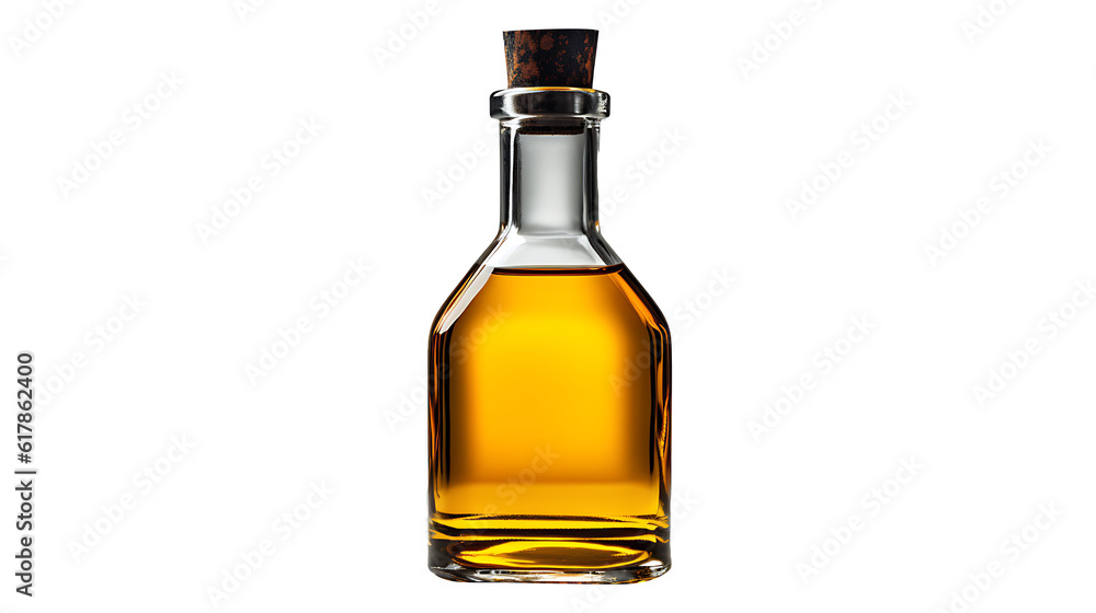Realistic oil glass bottle set transparent Realistic oil glass bottle set transparent