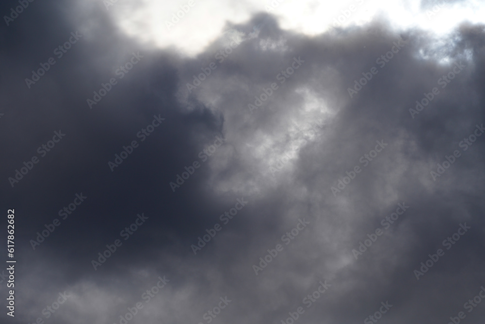 Stratus cumulus alto nimbo clouds