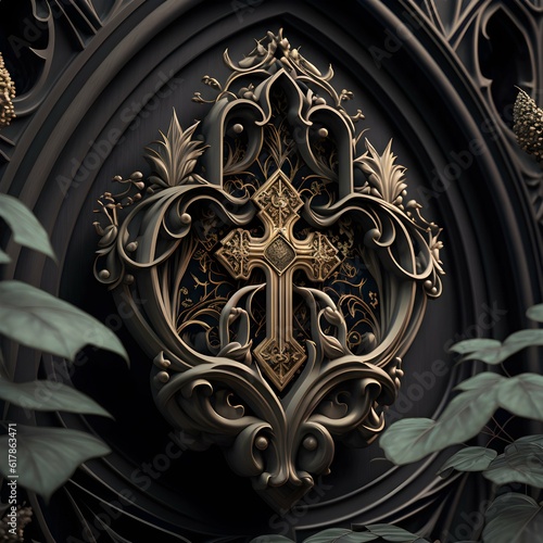 cathredal ornaments gothic cinematic wallpaper  photo