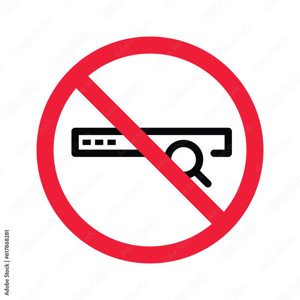 Website search vector icon. Site search flat sign design. Web site loupe search symbol pictogram. Forbidden Prohibited Warning, caution, attention, restriction label danger. URL sign. UX UI web icon Website search vector icon. Site search flat sign design. Web site loupe search symbol pictogram. Forbidden Prohibited Warning, caution, attention, restriction label danger. URL sign. UX UI web icon