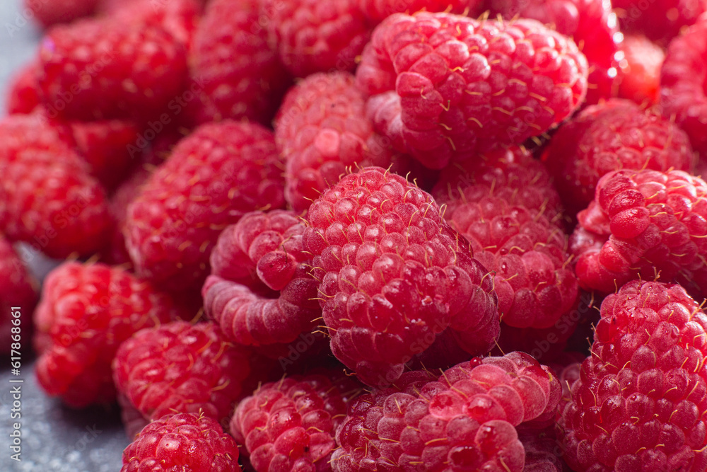 ripe raspberries close-up. raspberry macro background ripe raspberries close-up. raspberry macro background