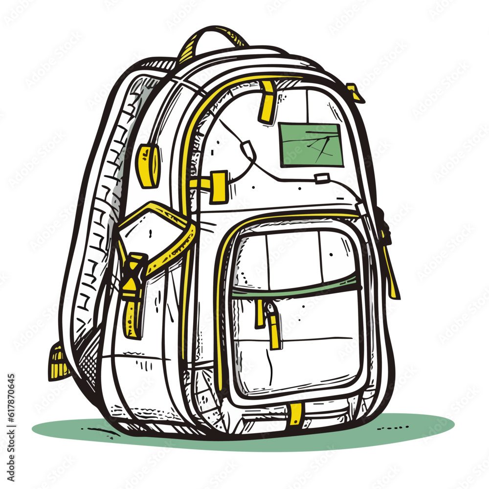 Back to School Essentials School Bag Logo Vector Design for Students Stock Vector Adobe Stock