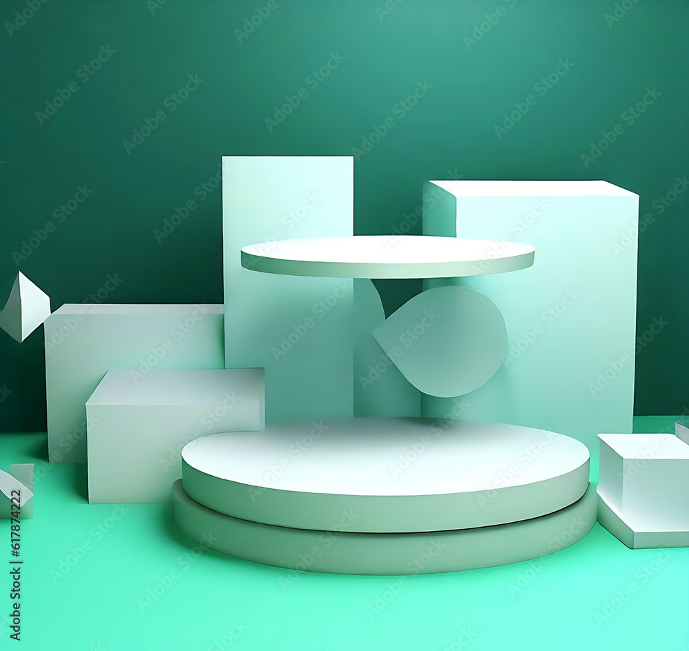 white podium with screen white podium with screen