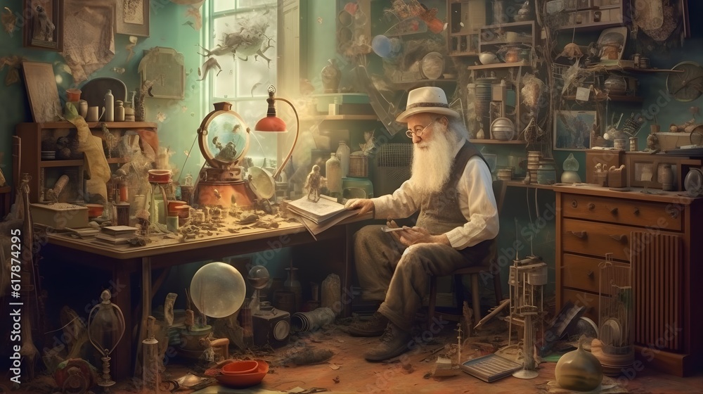 Get lost in creativity with this stunning image capturing the essence of the hobbyist spirit. Generative ai Get lost in creativity with this stunning image capturing the essence of the hobbyist spirit. Generative ai