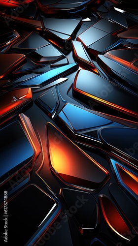 Illustration of abstract art background, AI Generated