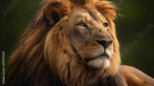  lion  Panthera leo . AI Generative
