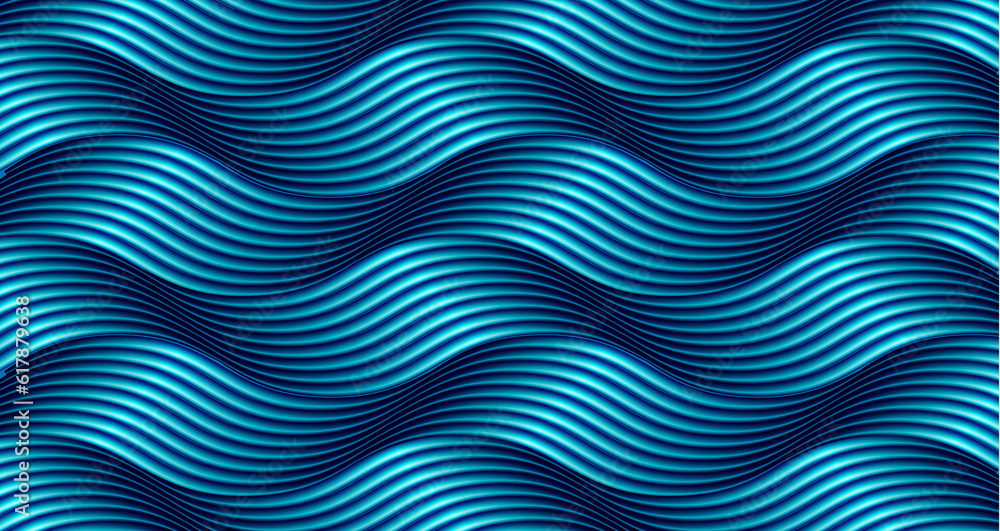Obraz premium Abstract blue background. Sea. Ocean. Marine motives. Background with stylized ocean waves. Vector bg. Abstract colored background.