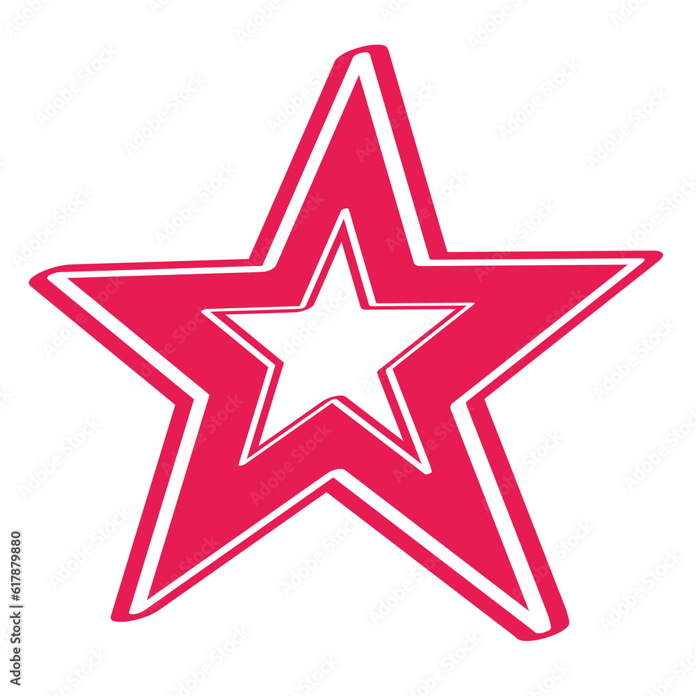 Obraz premium Red Star