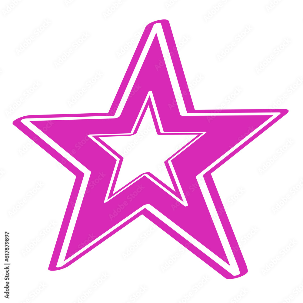 Obraz premium Pink Star