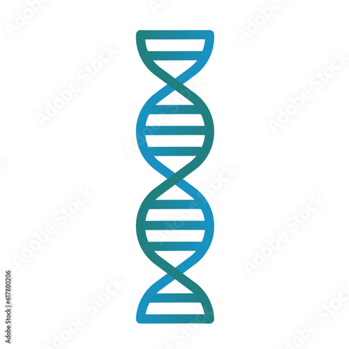 dna helix icon vector illustration simple logo clipart	
