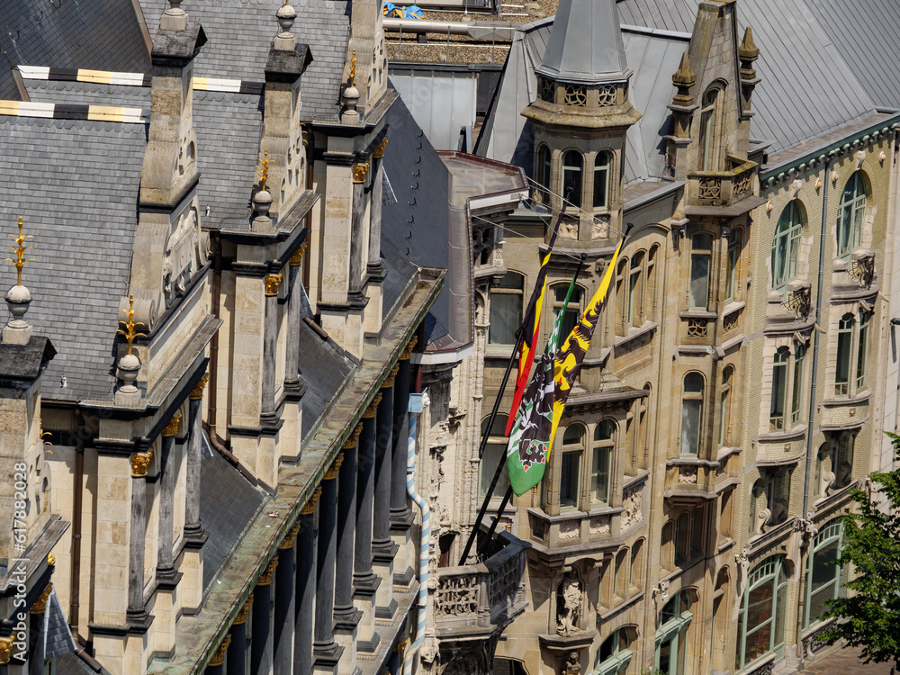 Naklejka premium Die Altstadt von Gent in Belgien