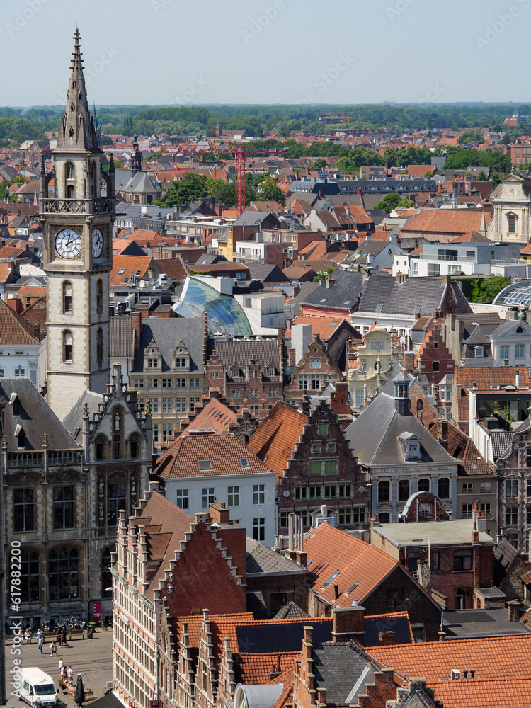 Fototapeta premium Sommer im belgischen Gent