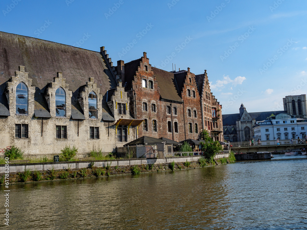 Fototapeta premium Die Altstadt von Gent in Belgien