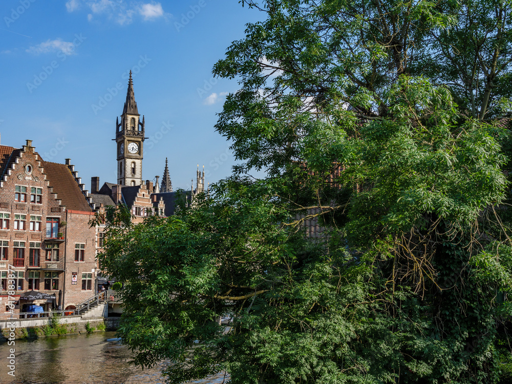 Die Altstadt von Gent in Belgien Die Altstadt von Gent in Belgien