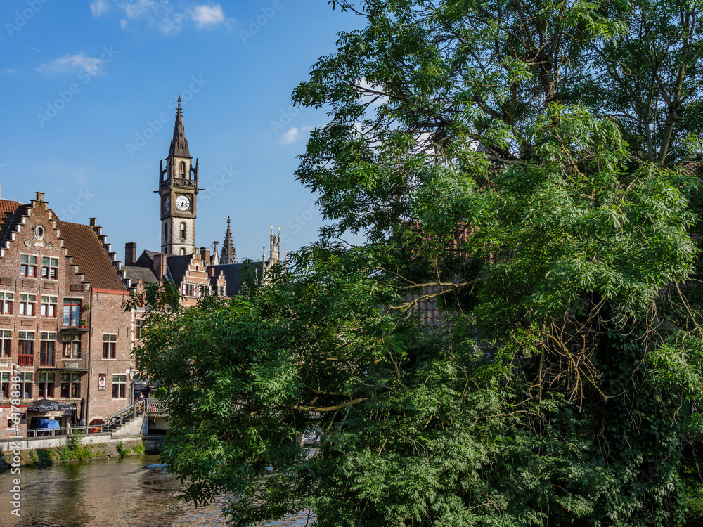 Die Altstadt von Gent in  Belgien