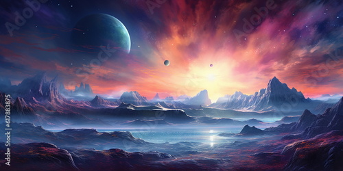 space mountain alien landscape © Евгений Высоцкий