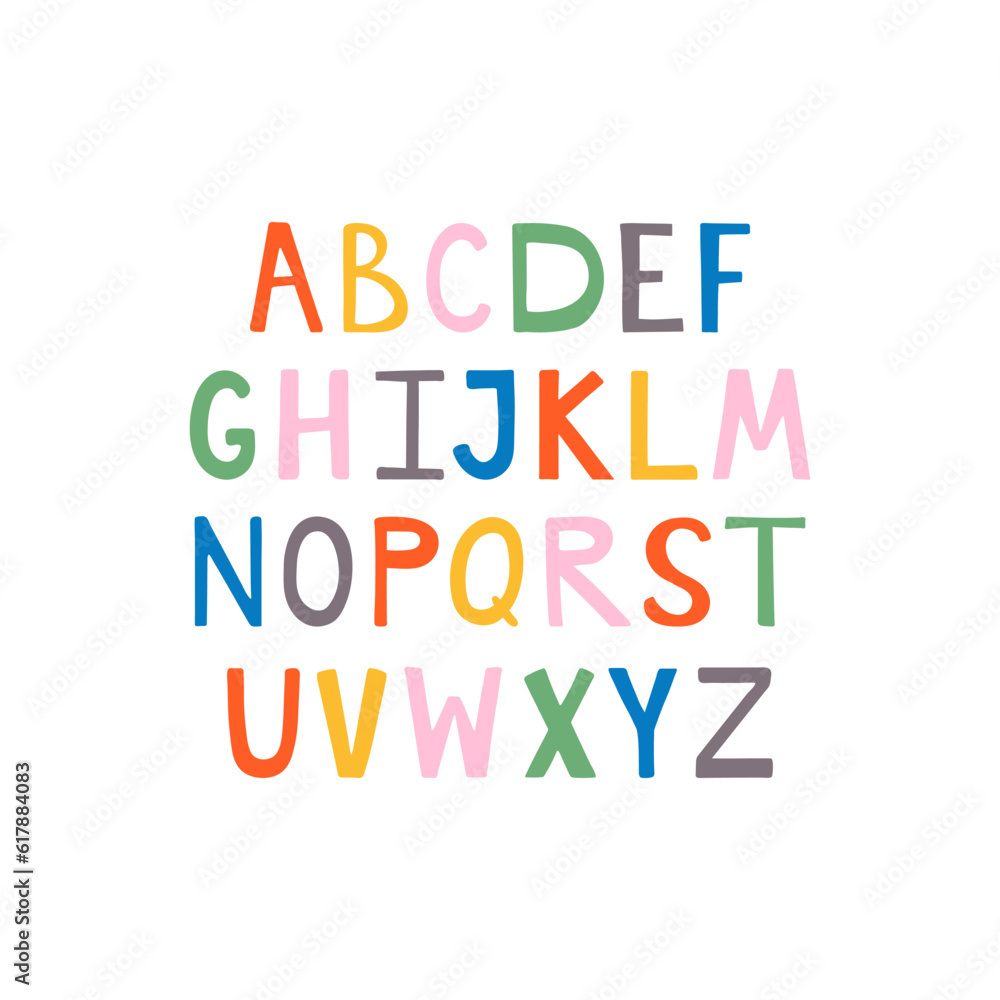 Modern uppercase letters latin alphabet Hand drawn vector font English letters Abc lettering Modern uppercase letters latin alphabet Hand drawn vector font English letters Abc lettering