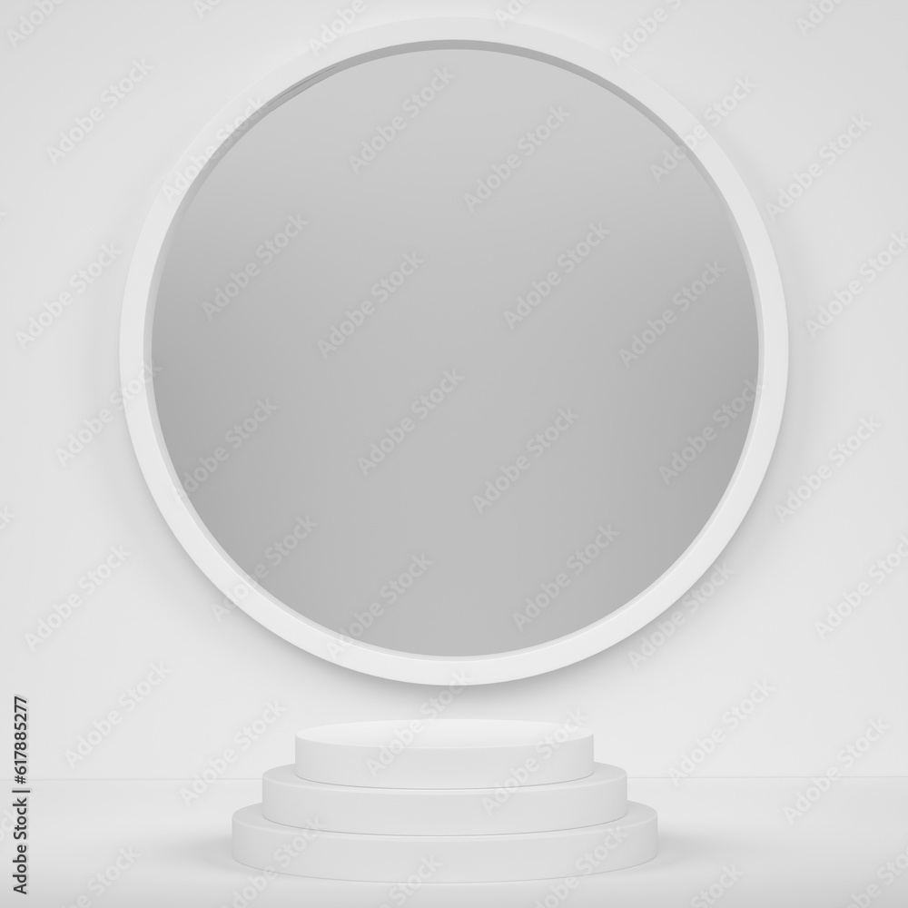 Abstract scene or podium for product showcase on monochrome background. Abstract scene or podium for product showcase on monochrome background.