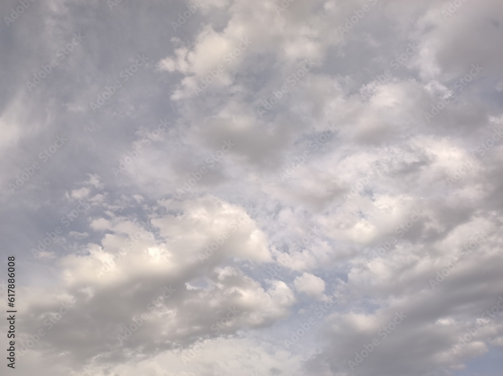 Stratocumulus clouds in the morning