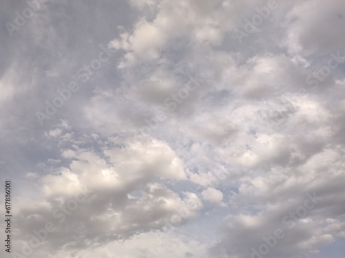 Stratocumulus clouds in the morning