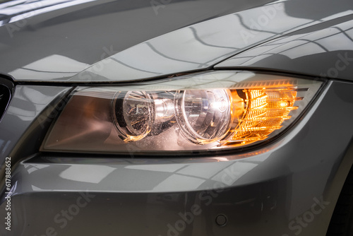 headlight of a modern car © Universeal