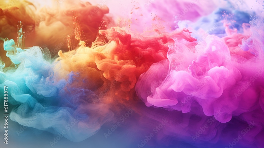 rainbow smoke texture
