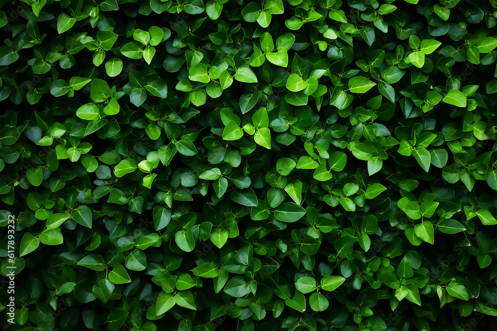 Fresh Leaves Background Generative AI Fresh Leaves Background Generative AI