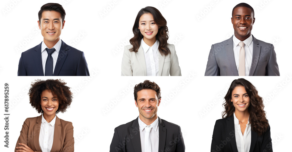 Businesspeople collage Businesspeople collage