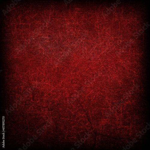 Grunge background  shabby texture  background pattern in vibrant color  empty red