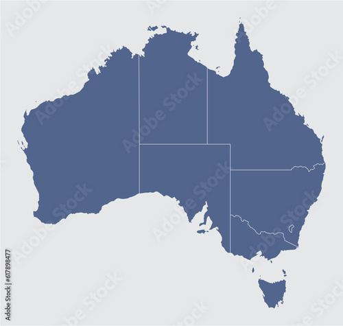 Australia administrative map