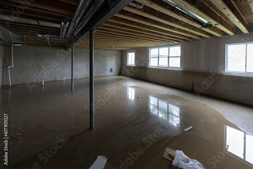 basement has flooded with water when sump pump failed