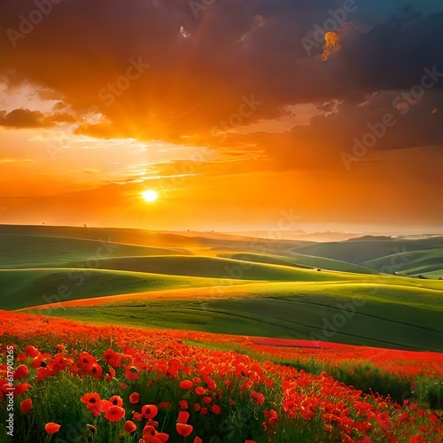 field of poppies