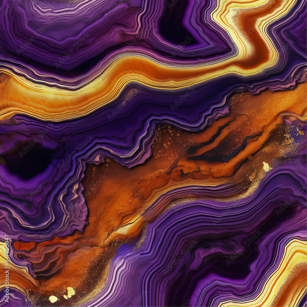 Agate Natural Stone Graphic Design Backgrounds with Gold