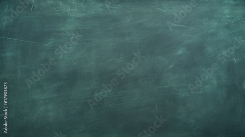 Green chalkboard for the background. Created with Generative AI technology.