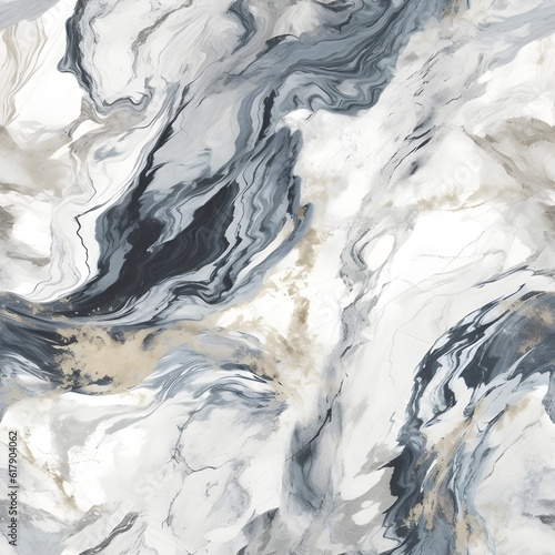  A seamless pattern featuring a marble structure, showcasing the elegance and timeless beauty of this natural stone. Generative AI