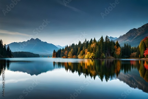 lake in the mountains © Muhammad