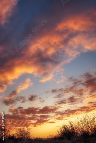 the sun rays shining against the looming clouds, sun rays coming down through a cloudy sky. AI Generated