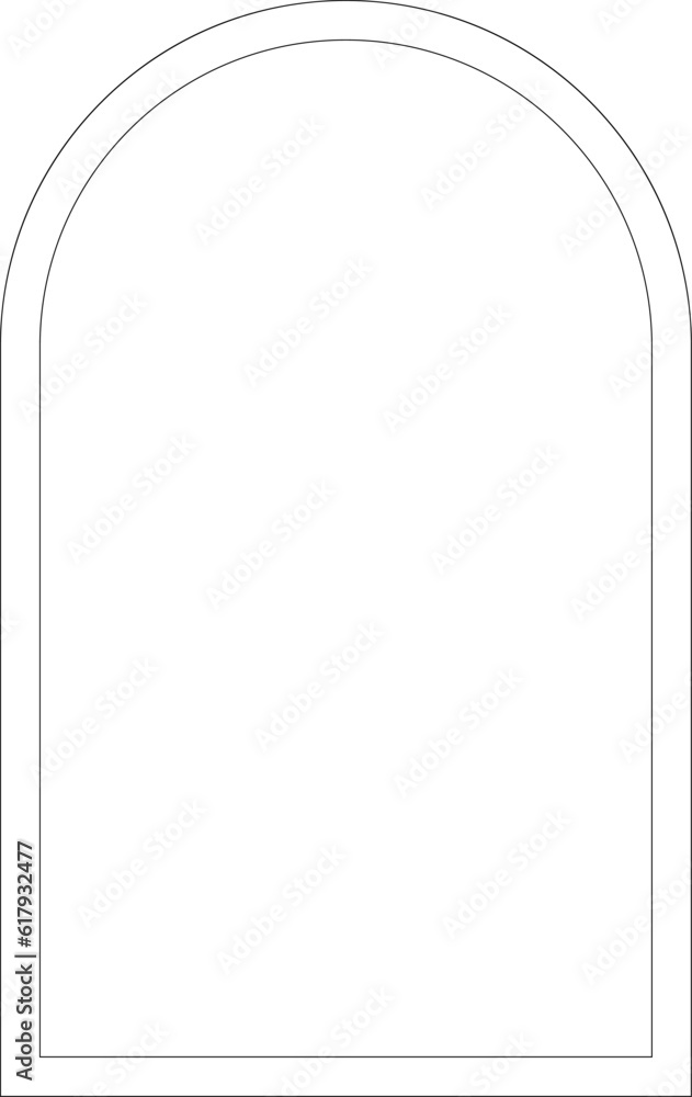 Linear Boho Aesthetic Arch Frame Linear Boho Aesthetic Arch Frame