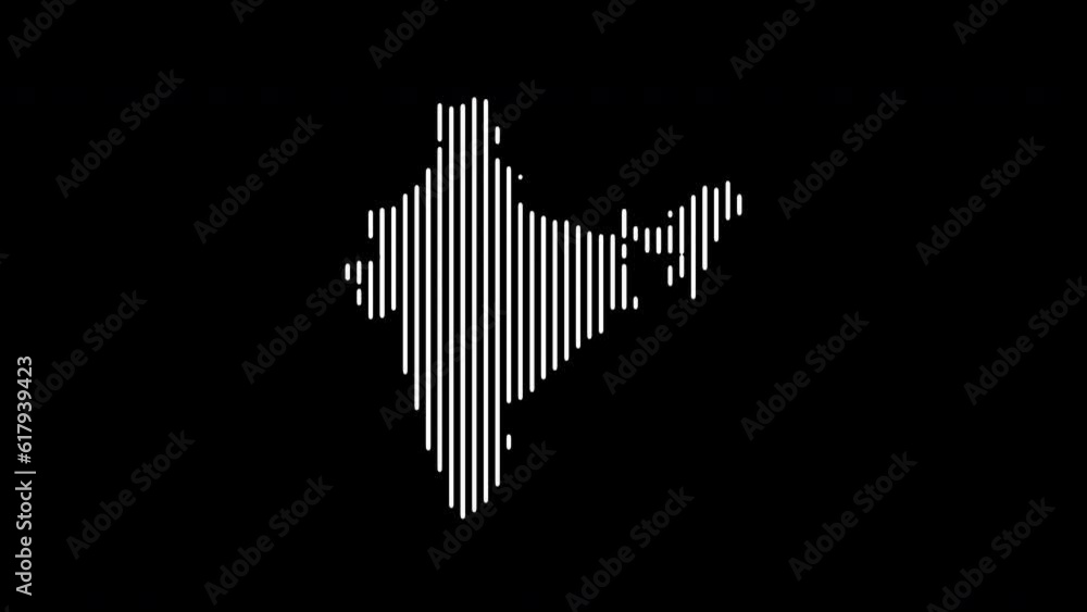Map of India consisting of white stripes on a black background. Three different versions of the country map. Map of India consisting of white stripes on a black background. Three different versions of the country map.
