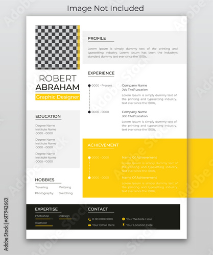 modern professional resume cv design template, beauty salon resume cv. and for multipurpose uses.
