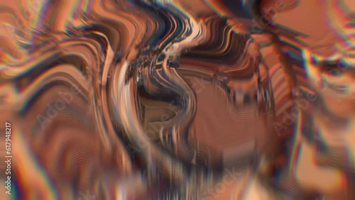 Glitch Twirl VFX. TV Screen Noise. Video background, transition, effect for video and motion graphic