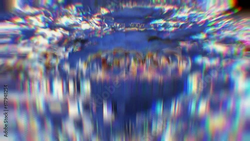 Glitch Pixles VFX. TV Screen Noise. Video background, transition, effect for video and motion graphic