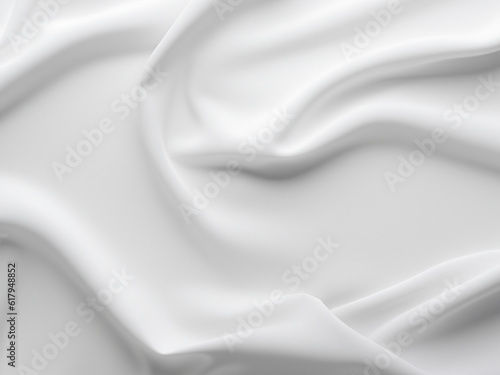 White wave silk fabrik background 