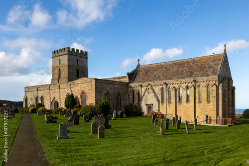 Tableau sur toile Typical English parish church from the 12th century.