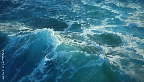 Ocean wave close up. Abstract seascape background
