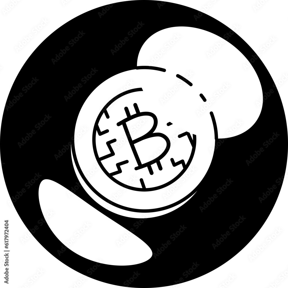 Bitcoin in Bubble Coin money Business financial sign economic trade illustration Semi-Solid Transpa Bitcoin in Bubble Coin money Business financial sign economic trade illustration Semi-Solid Transpa